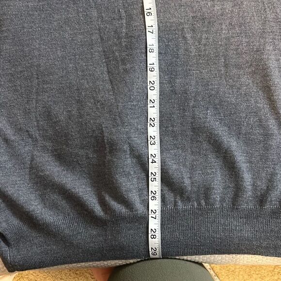 Vintage Peter Miller merino wool 1/4 zip pullover size‎ L BIN E - Picture 8 of 8